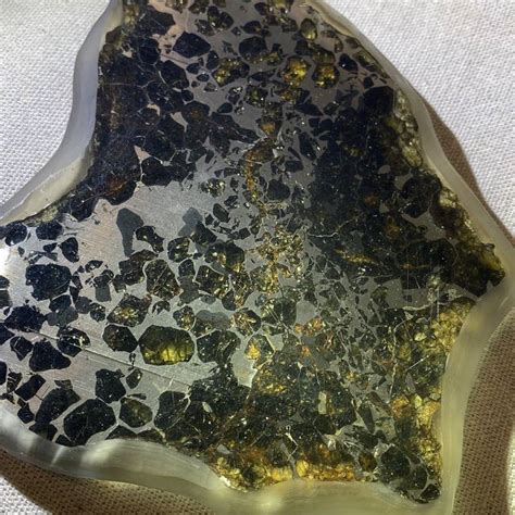 They belong to the group of stony-<b>iron. . Fake pallasite meteorite